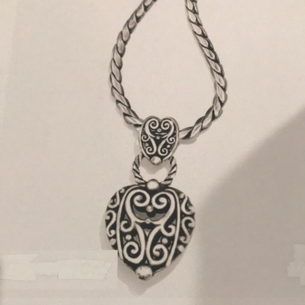 BRIGHTON COLLECTIBLES -BiBi HEART NECKLACE